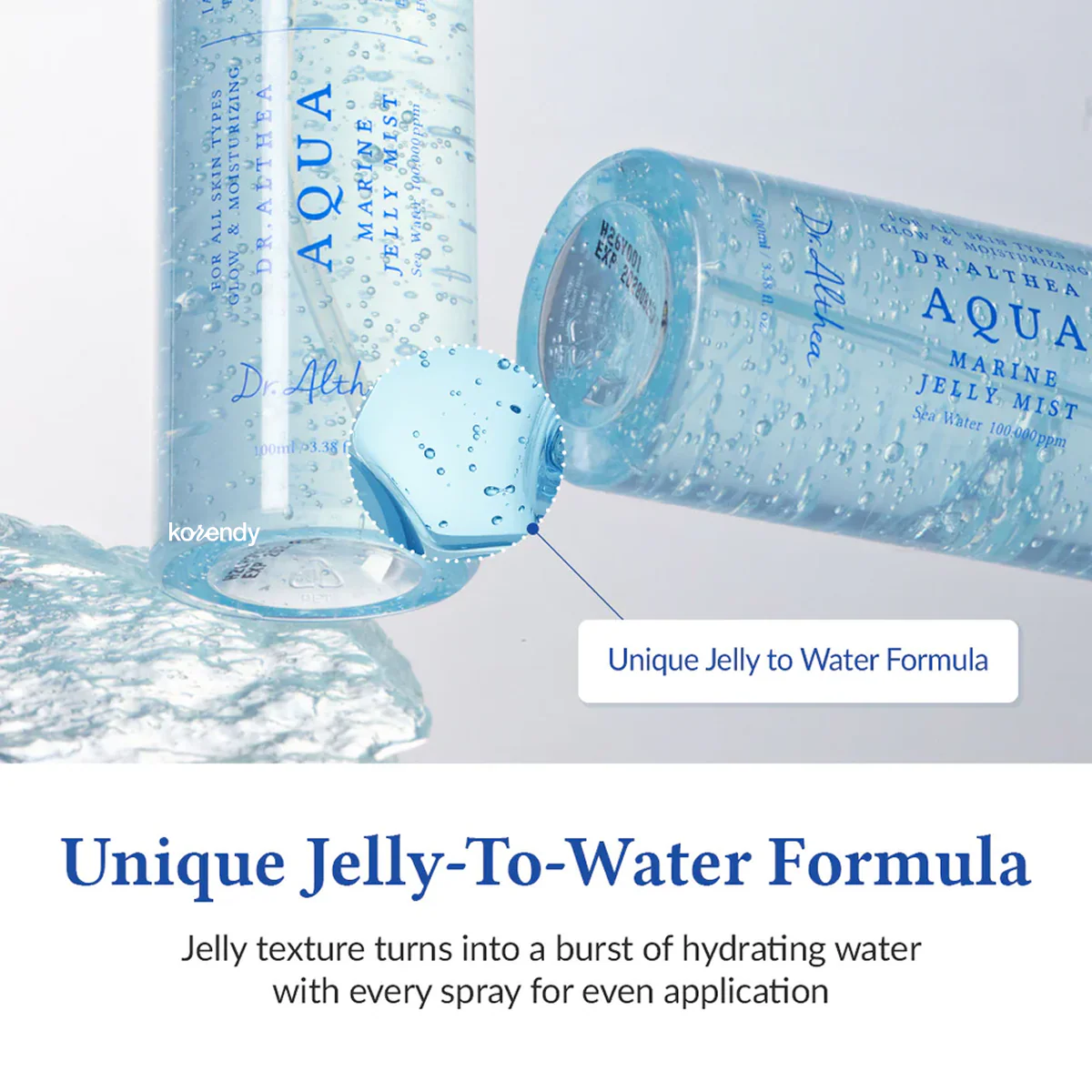 Dr. Althea - Aqua Marine Jelly Mist (Elastikiyet Koruyucu ve Parlaklık Verici PDRN ve Deniz Sulu Jel-Su Mist) 100ml (%25 İndirimli) - Image 3