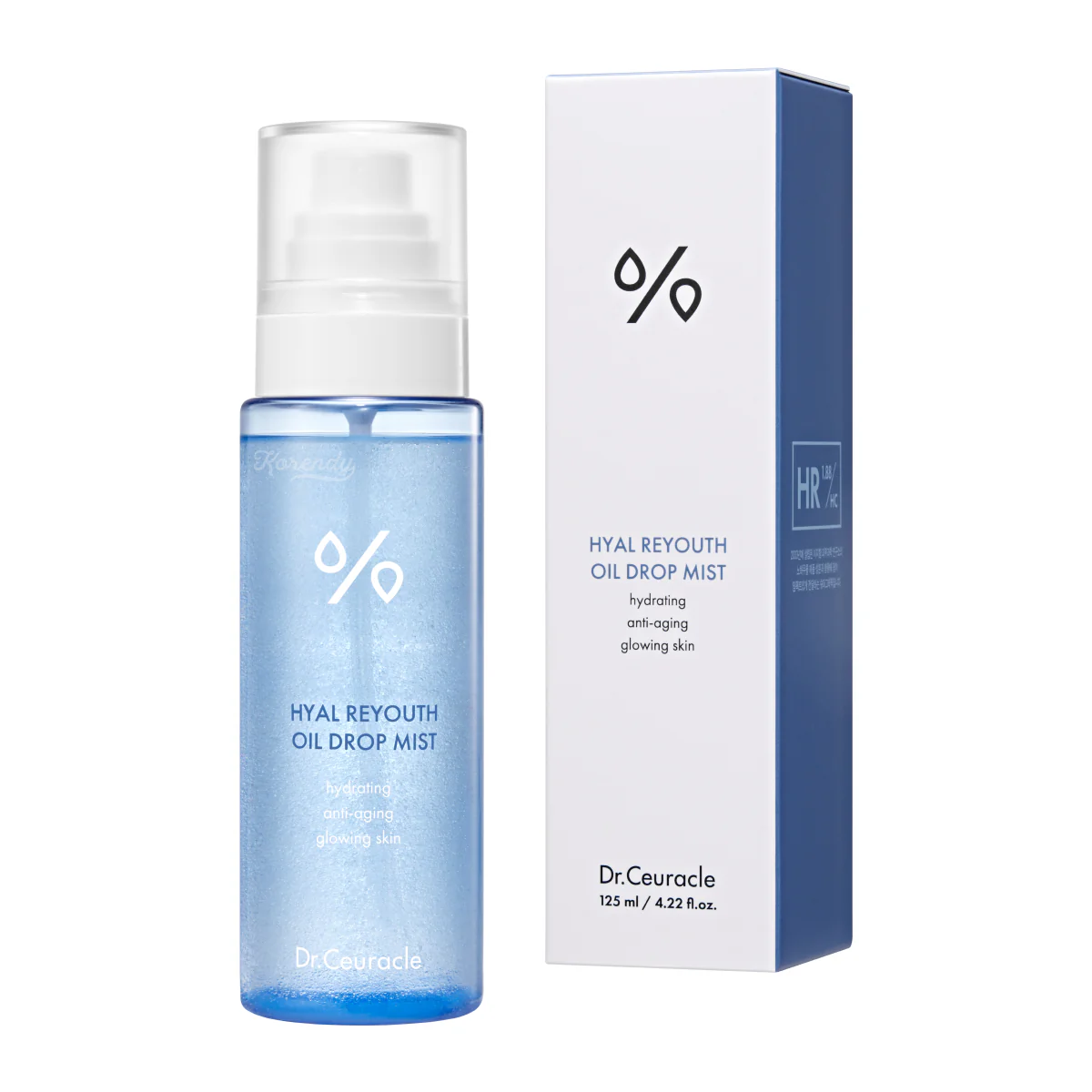 Dr.Ceuracle - Hyal Reyouth Oil Drop Mist (10 çeşit Hyaluronik Asitli Nem ve Hidrasyon Arttırıcı Yağ Serum Mist) 125ml