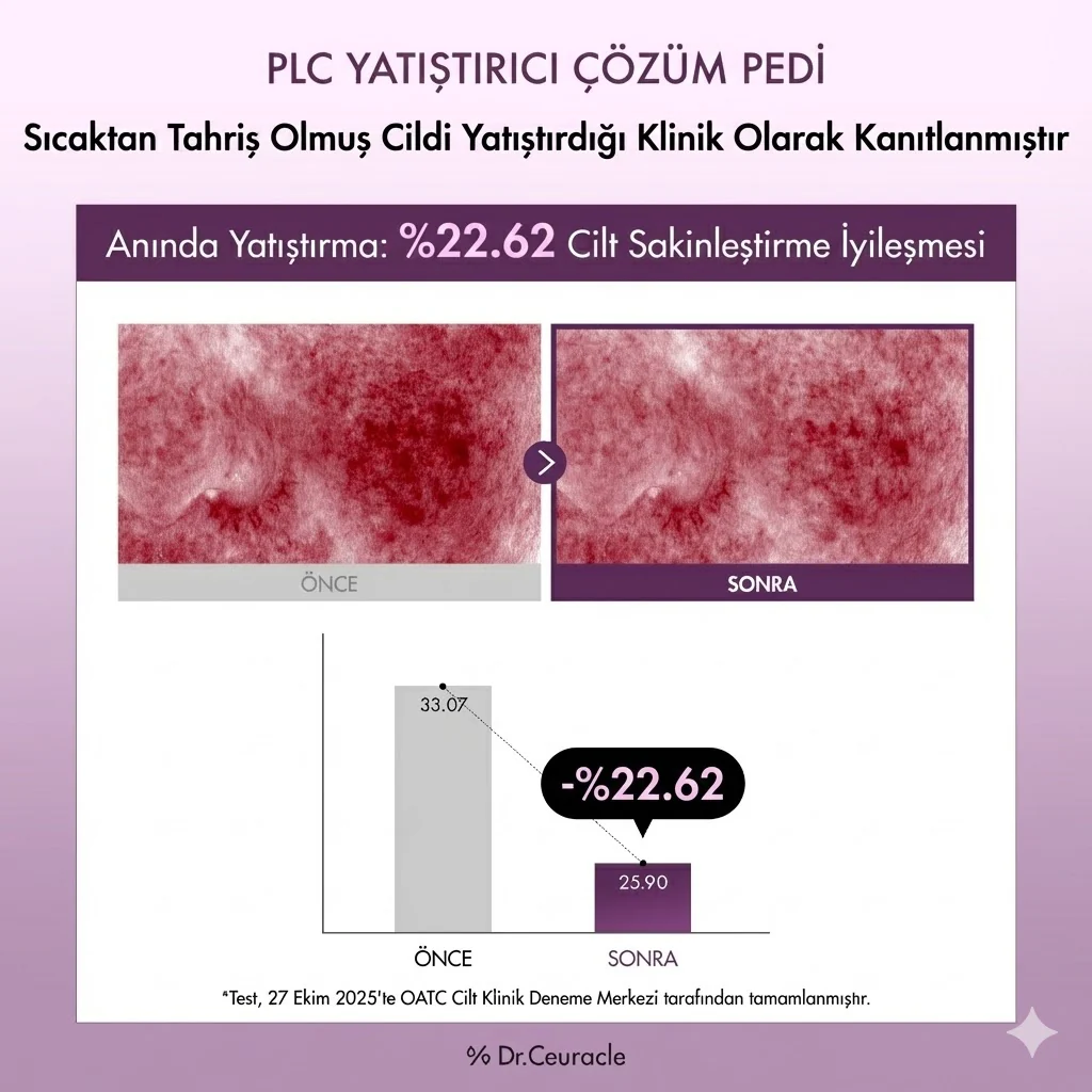 Dr.Ceuracle - PLC Calming Solution Pad 130'lu (Kuruluk Kaynaklı Kızarıklık Giderici ve Ferahlatıcı Centella Özlü Bakım Pedi) 220ml - Image 4