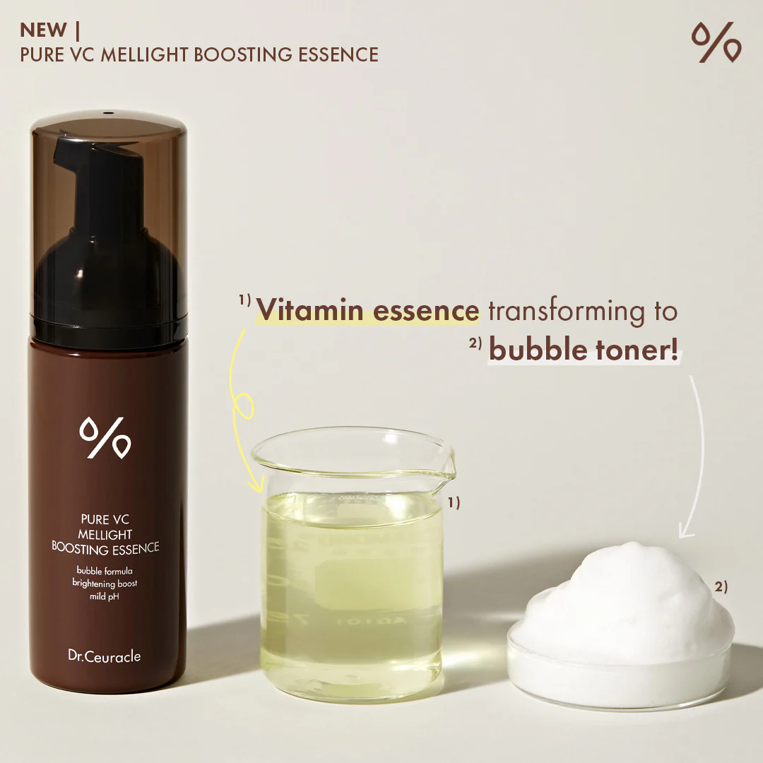 Dr.Ceuracle - Pure VC Mellight Boosting Essence (Leke ve Geniş Gözenek Karşıtı C Vitamini Kompleksi) 145ml - Image 3
