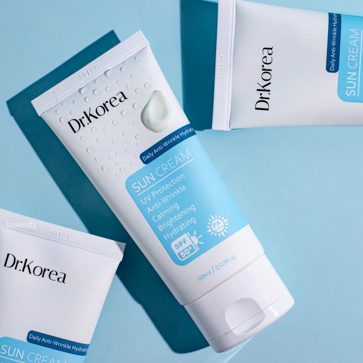 Dr.Korea - Daily Anti-Wrinkle Hydrating Sun Cream (Nemlendirici ve İnce Çizgi Önleyici Yeni Nesil Filtreli Güneş Kremi) 60ml - Image 2