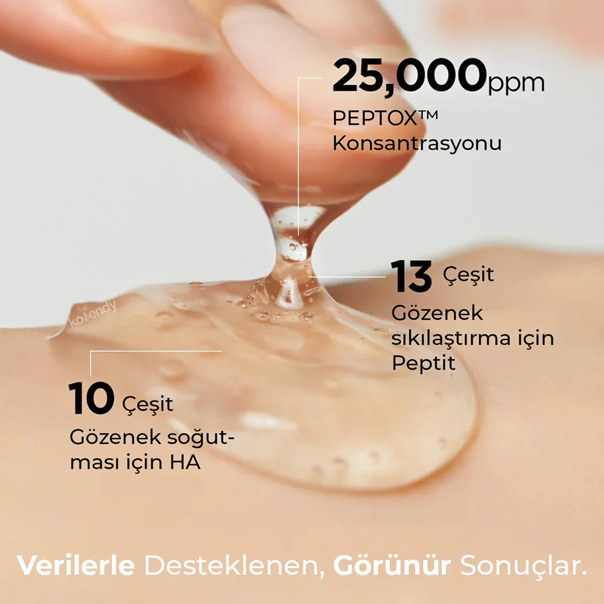 Dr.nineteen - V.Peptox Jelly Toner (Geniş Gözenek ve Elastikiyet Kaybı Önleyici PEPTOX™ ve 10'lu Hyaluronik Asitli Jel Tonik) 150ml - Image 2