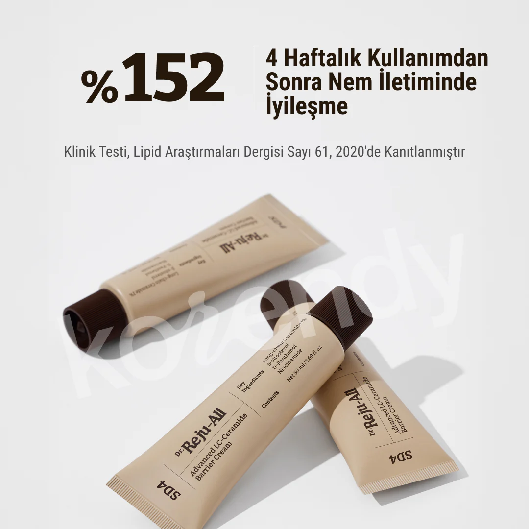 Dr. Rejuall - Advanced LC-Ceramide Barrier Cream (Bariyer Koruyucu ve Kuruluk Kaynaklı Kızarıklık Giderici Uzun Zincirli Seramidli Krem) 50ml - Image 6