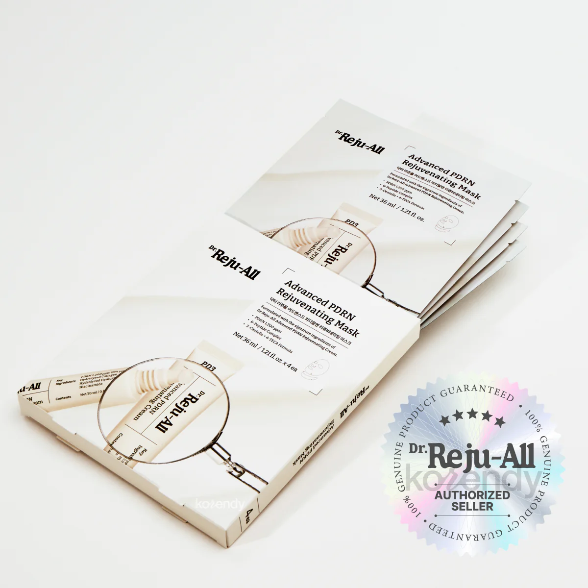 Dr.Rejuall - Advanced PDRN Rejuvenating Mask (4 x 36ml) (Yoğun Nem Verici ve Esneklik Koruyucu PDRN, Niacinamide & Kolajenli Yüz ve Boyun Maskesi) - Image 3