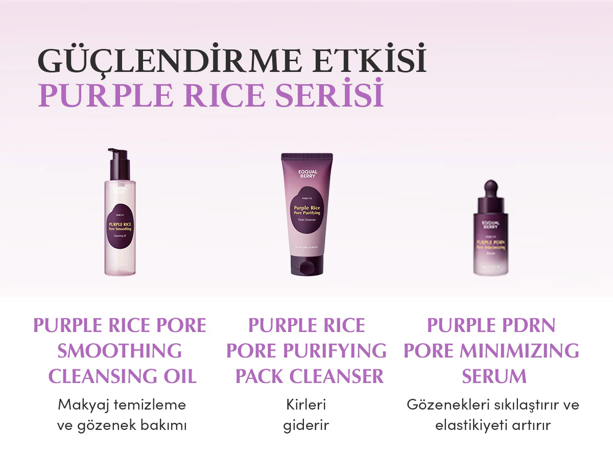 Eqqualberry - Purple PDRN Pore Minimizing Serum (Geniş Gözenek Önleyici ve Elastikiyet Koruyucu Mor Pirinçli Serum) 30ml - Image 9