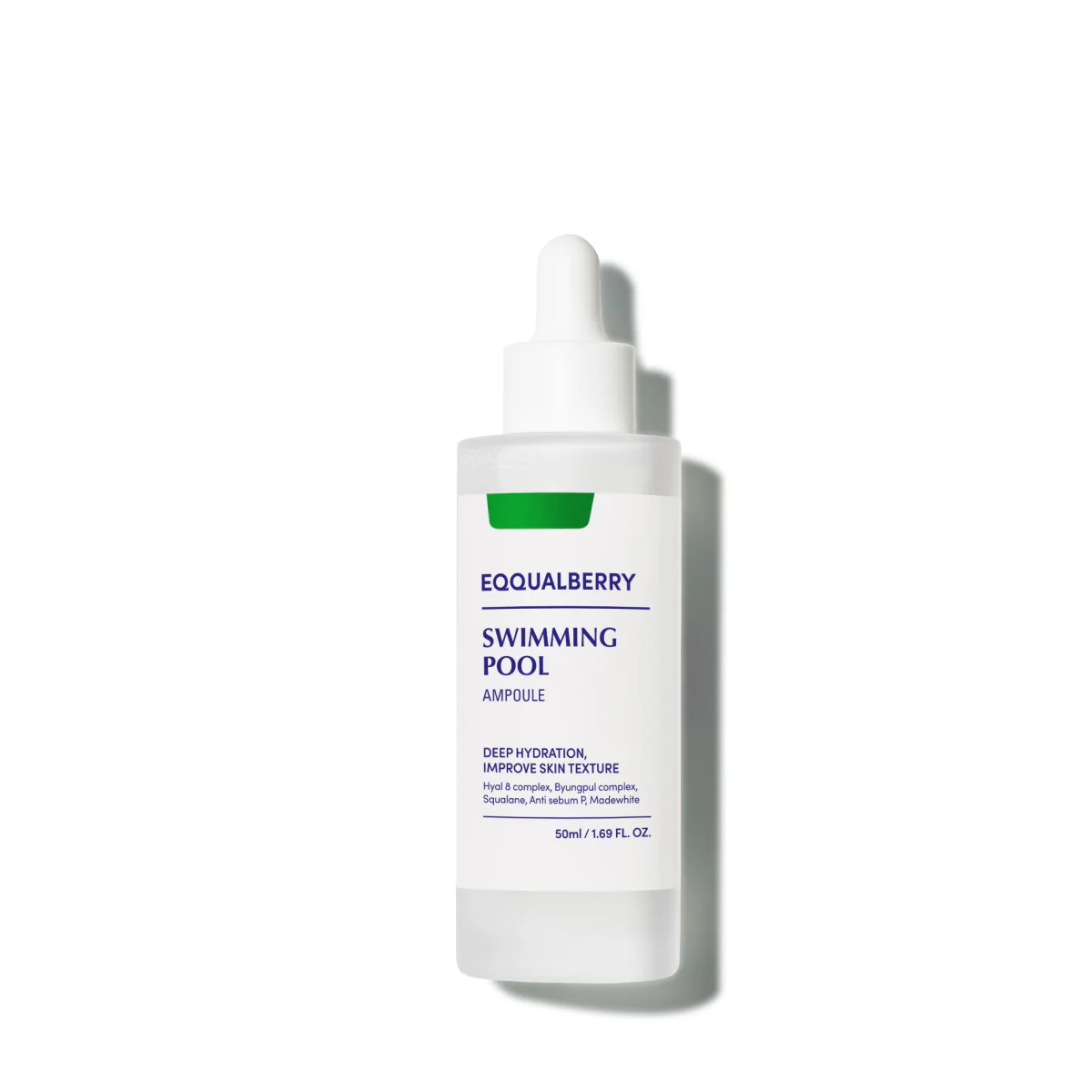 Eqqualberry - Swimming Pool Ampoule (Yoğun Hidrasyon Verici ve Geniş Gözenek Önleyici 8 Hyaluronik Asitli Ampul) 50ml