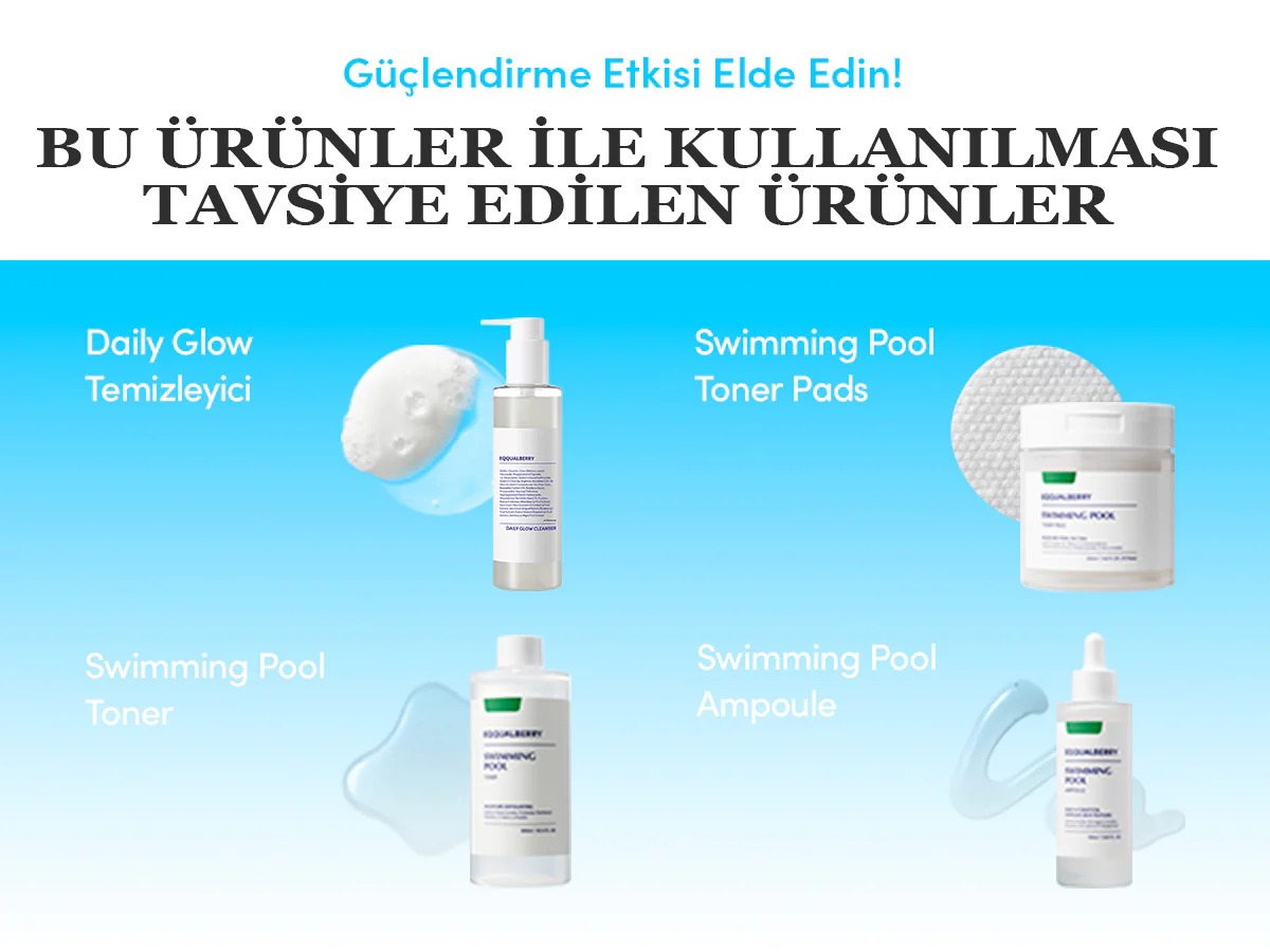 Eqqualberry - Swimming Pool Toner (8 Hyaluronik Asitli Yoğun Nemlendirici Tonik) - Image 9