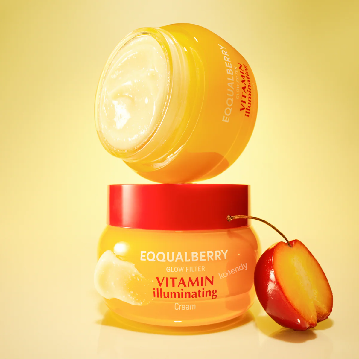 Eqqualberry - Vitamin Illuminating Cream (Parlatıcı ve Leke Önleyici %5 Niacinamide ve Seramid Kapsüllü Krem) 50ml - Image 3