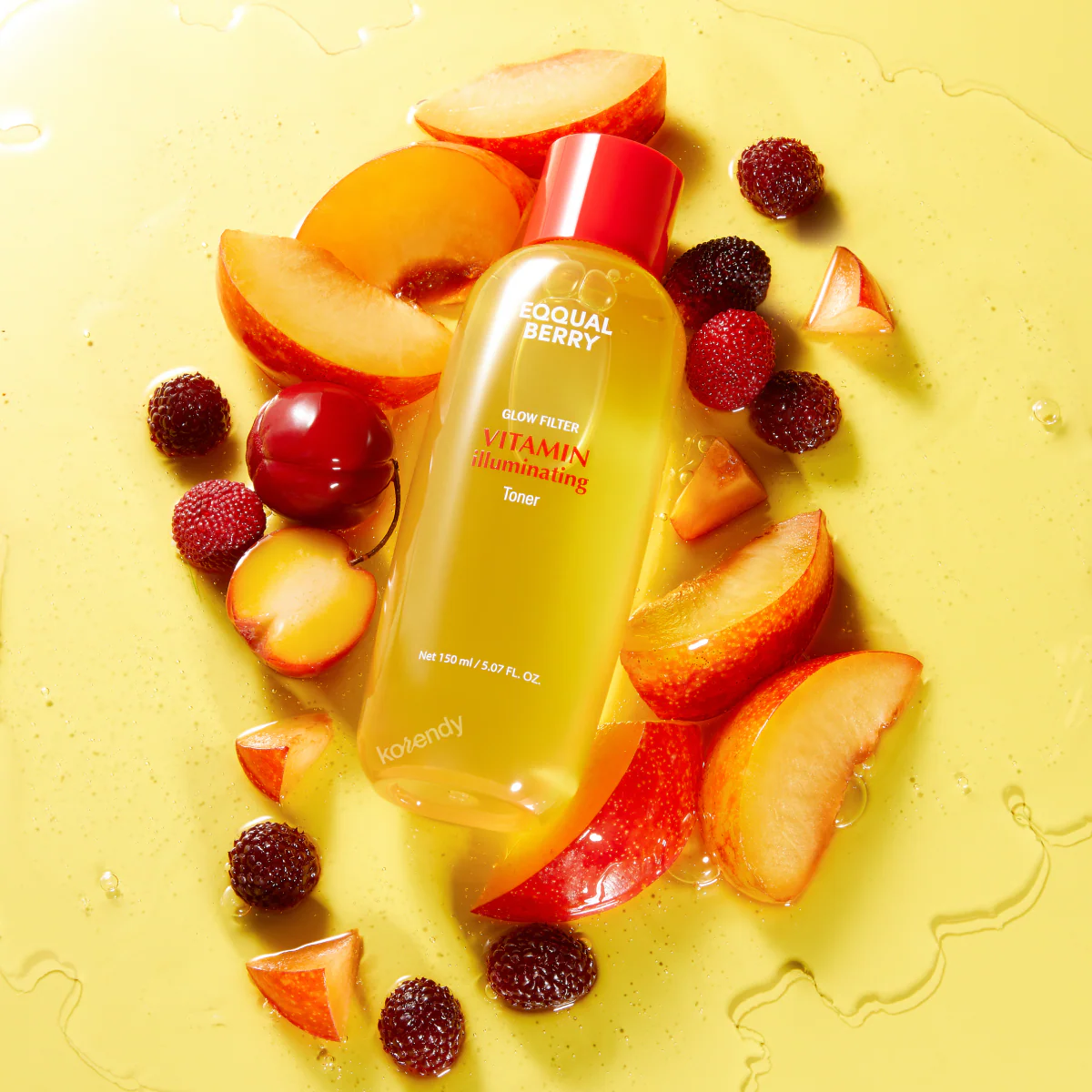 Eqqualberry - Vitamin Illuminating Toner (Parlatıcı ve Pürüzlü Doku Karşıtı Aserola ve Lipozomal C Vitaminli Tonik) 150ml - Image 3