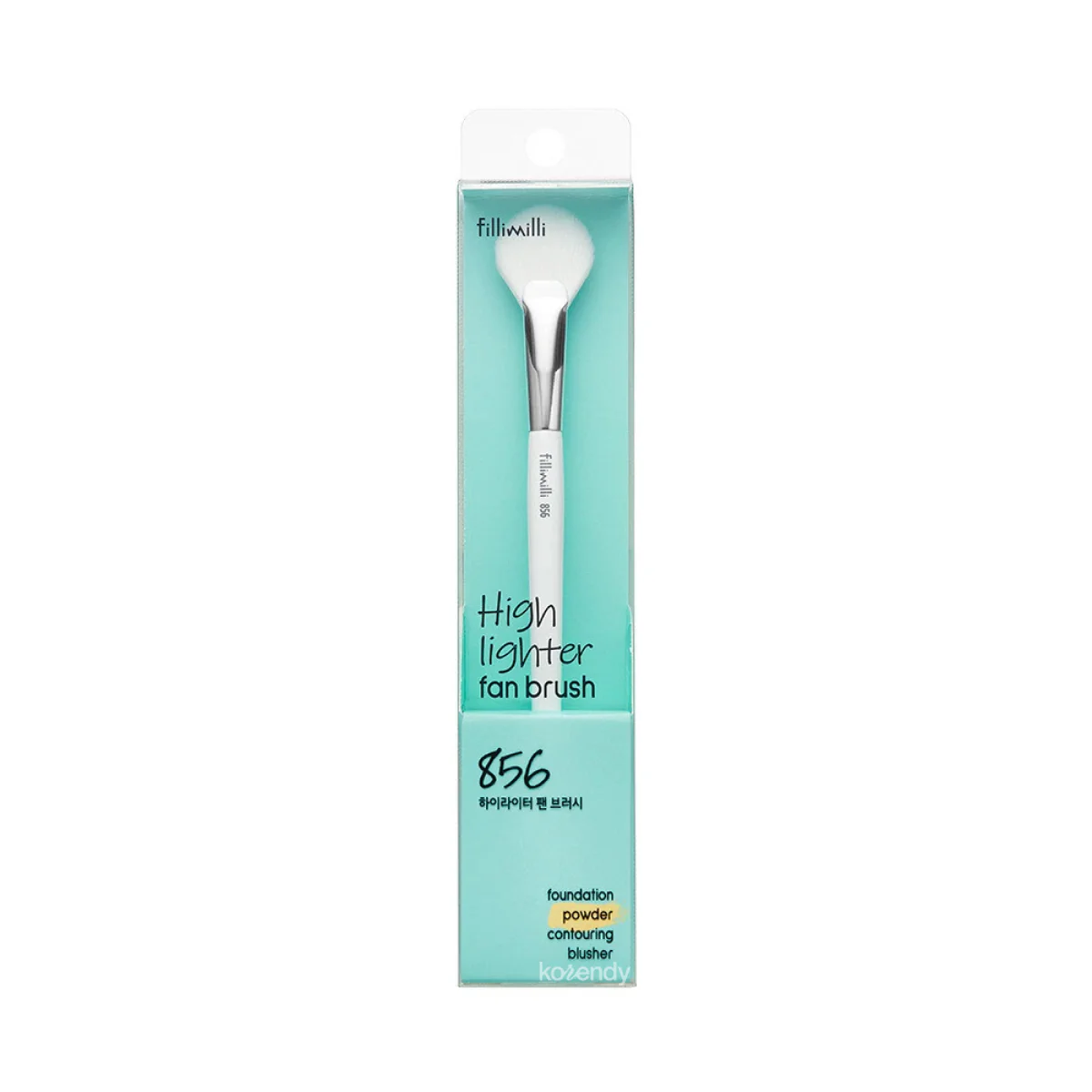 FilliMilli - Highlighter Fan Brush 856 (Aydınlatıcı ve Detay Uygulama için Yumuşak Dokulu Fan Fırça)