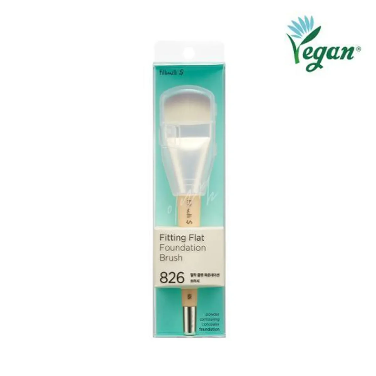 FilliMilli - S Fitting Flat Foundation Brush 826 (Profesyonel Görünümlü Makyaj İçin Düz Uçlu Fondöten Fırçası)