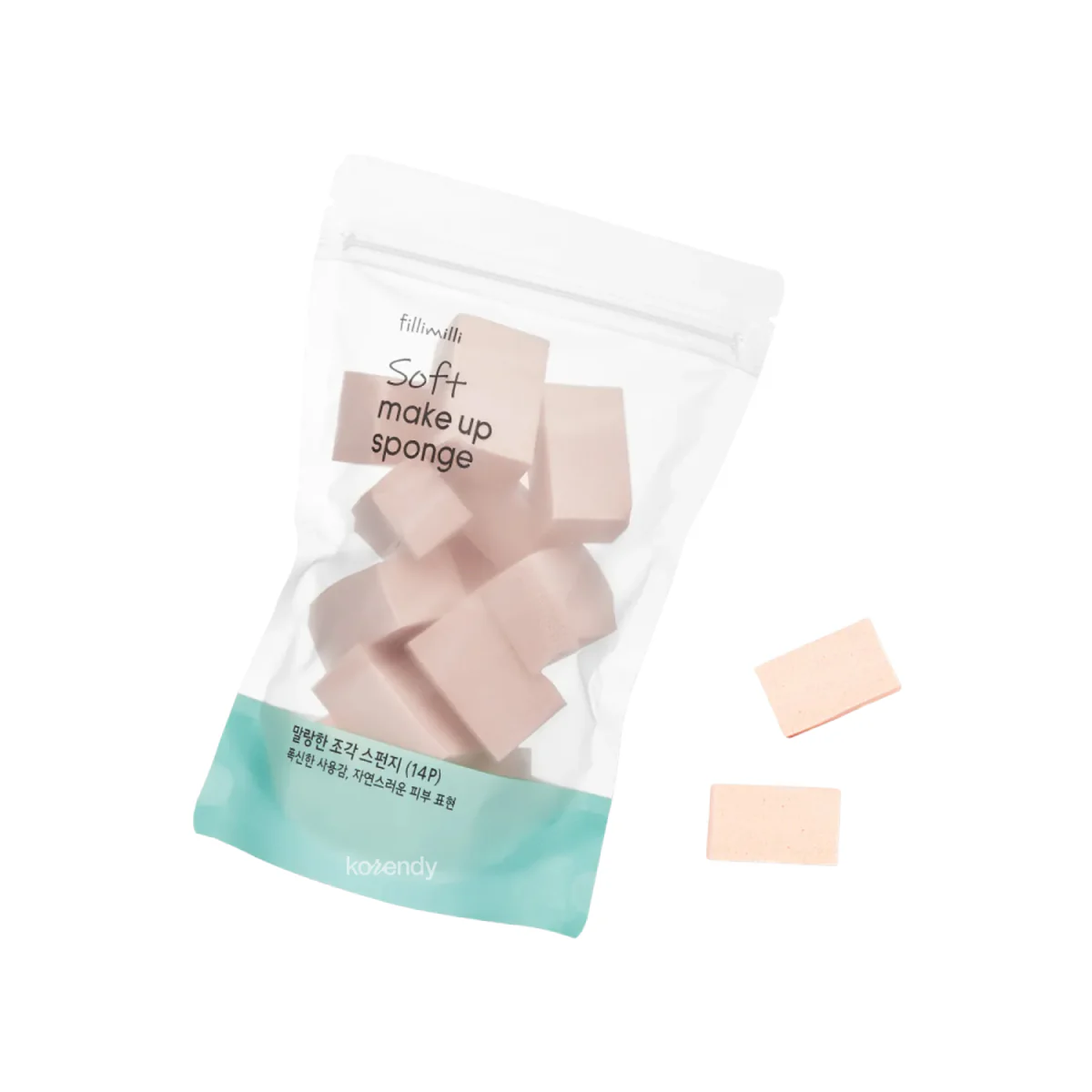 FilliMilli - Soft Make Up Sponge 14'lü (Yumuşak Dokuya Sahip Makyaj Süngeri Seti)