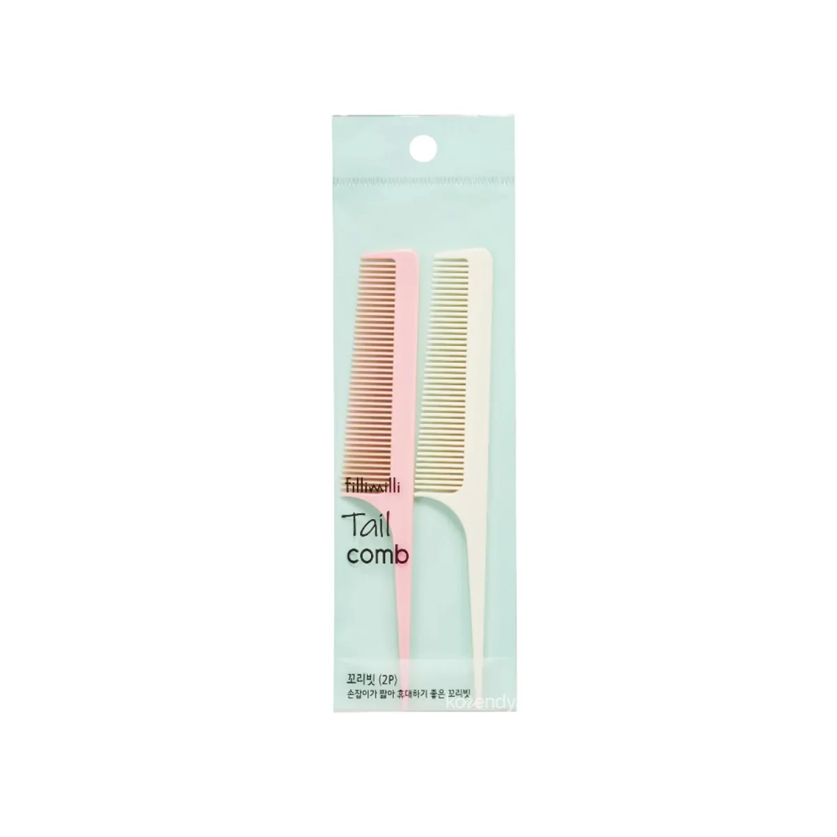 FilliMilli - Tail Comb 2'li (Mini Boy, Pratik ve Hassas Şekillendirme Sağlayan Kuyruk Tarak)
