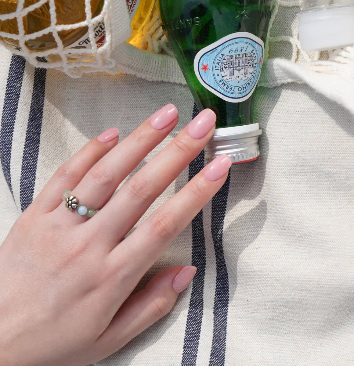Gelato Factory - Solar Cured Gel Nail #NB*006 Beige Pink * Jel Oje Bantı Takma Tırnak 26'lı EL için - Image 6