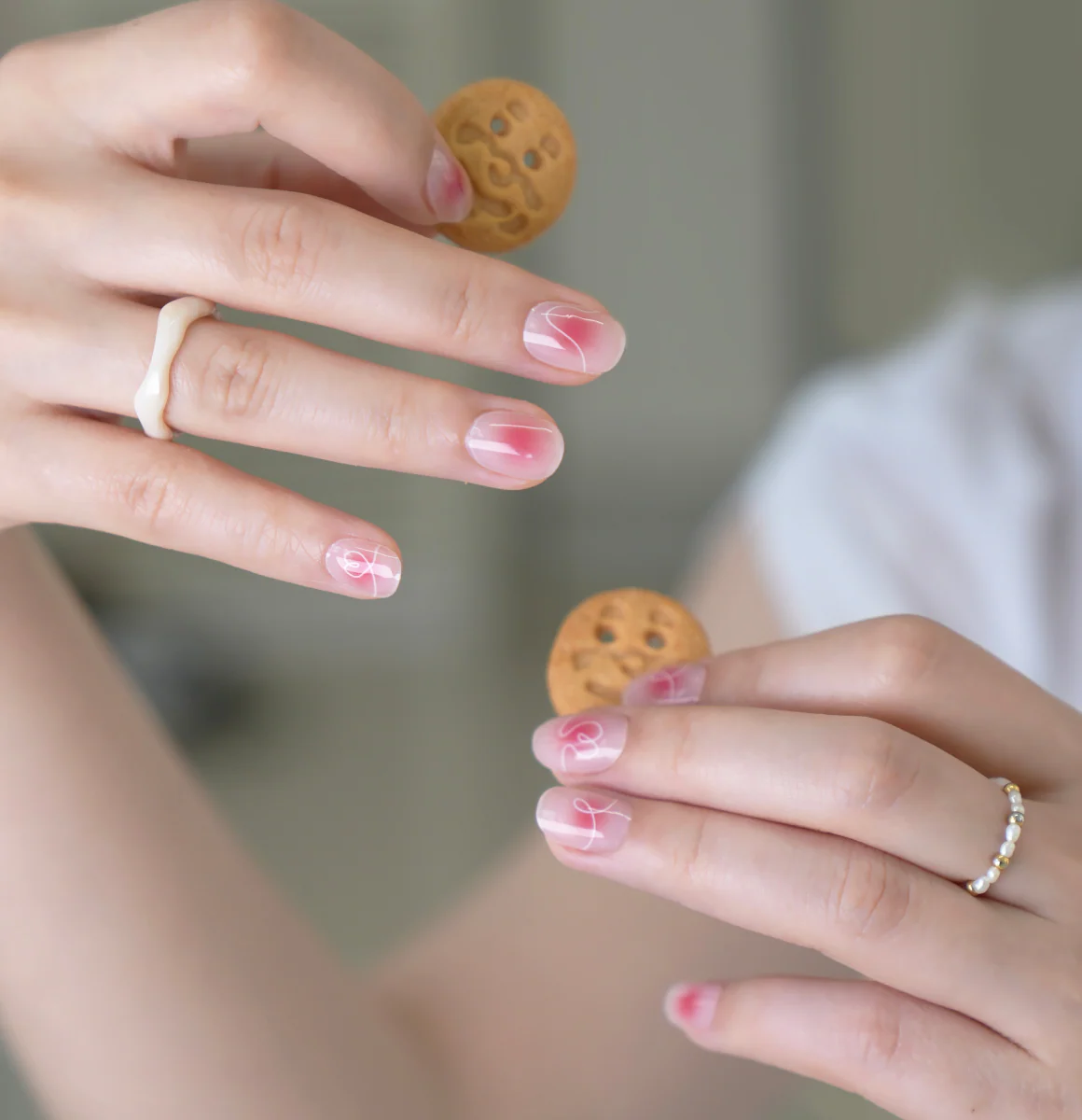 Gelato Factory - Solar Cured Gel Nail #ND*005 Lovely Cheek * Jel Oje Bantı Takma Tırnak 26'lı EL için - Image 6