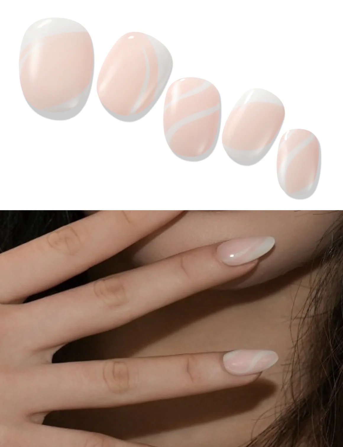 Gelato Factory - Solar Cured Gel Nail #ND*036 Essential * Jel Oje Bantı Takma Tırnak 26'lı EL için