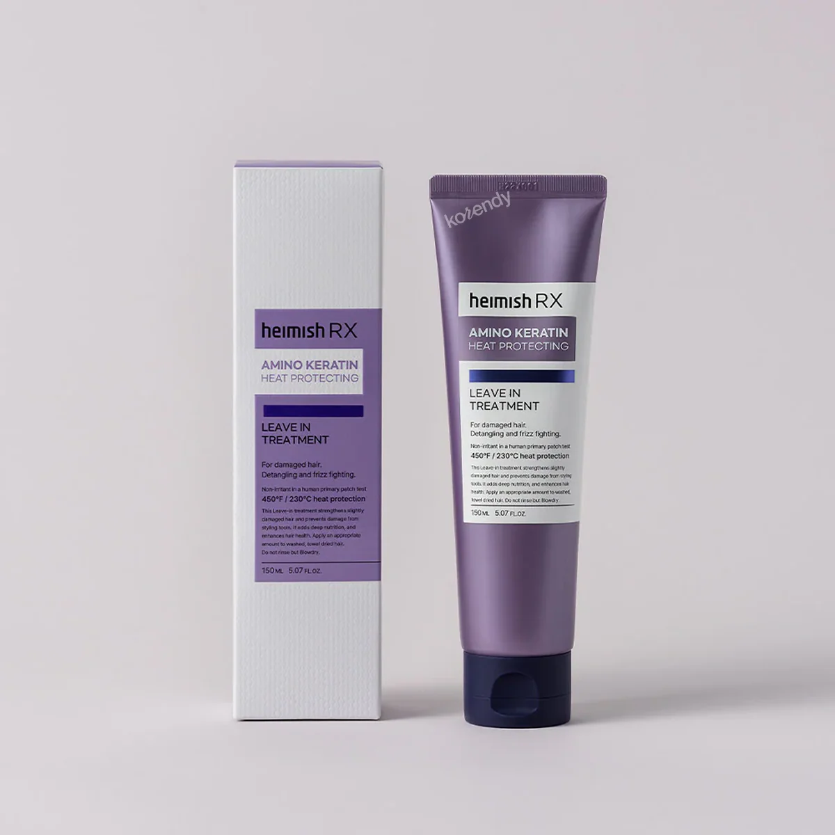 Heimish - RX Amino Keratin Heat Protecting Leave-In Treatment (230°C Isı Korumalı ve Besleyici Keratin & 17 Amino Asitli Durulanmayan Saç Bakım Kremi) 150ml - Image 2