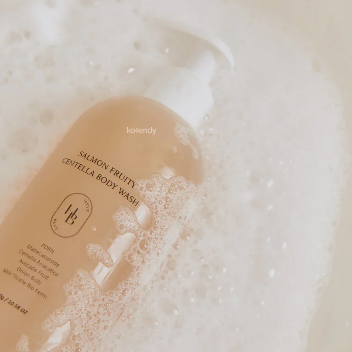Heveblue - Salmon Fruity Centella Body Wash (Besleyici ve Nemlendirici Somon PDRN & Centella Sulu Vücut Yıkama Jeli) 300g (%40 İndirimli) - Image 2