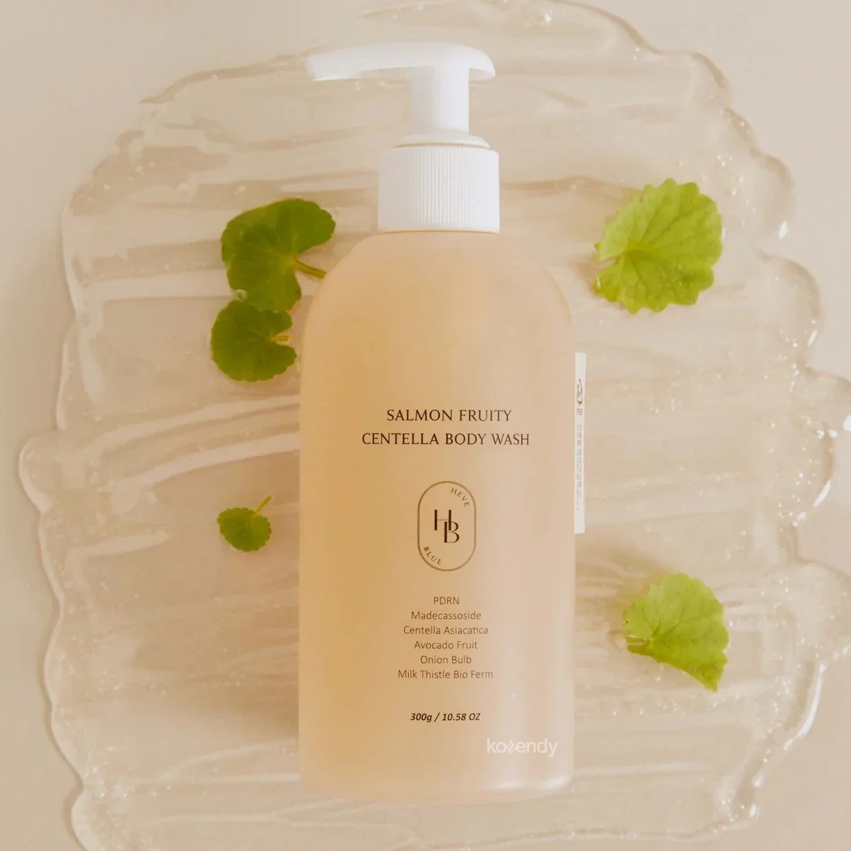 Heveblue - Salmon Fruity Centella Body Wash (Besleyici ve Nemlendirici Somon PDRN & Centella Sulu Vücut Yıkama Jeli) 300g (%40 İndirimli) - Image 3