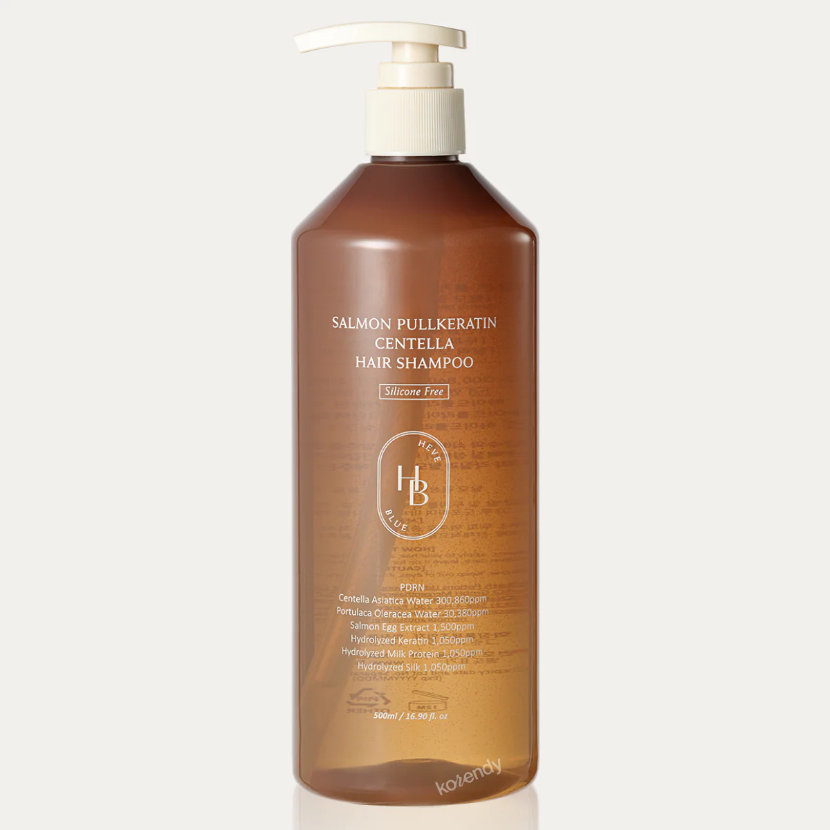 Heveblue - Salmon PullKeratin Centella Hair Shampoo (Dökülme Karşıtı ve Yapılandırıcı Somon PDRN ve 3’lü Protein Kompleksli Şampuan) 500ml