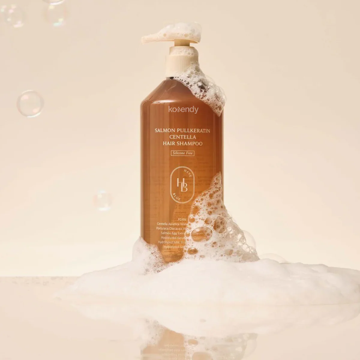 Heveblue - Salmon PullKeratin Centella Hair Shampoo (Dökülme Karşıtı ve Yapılandırıcı Somon PDRN ve 3’lü Protein Kompleksli Şampuan) 500ml - Image 2