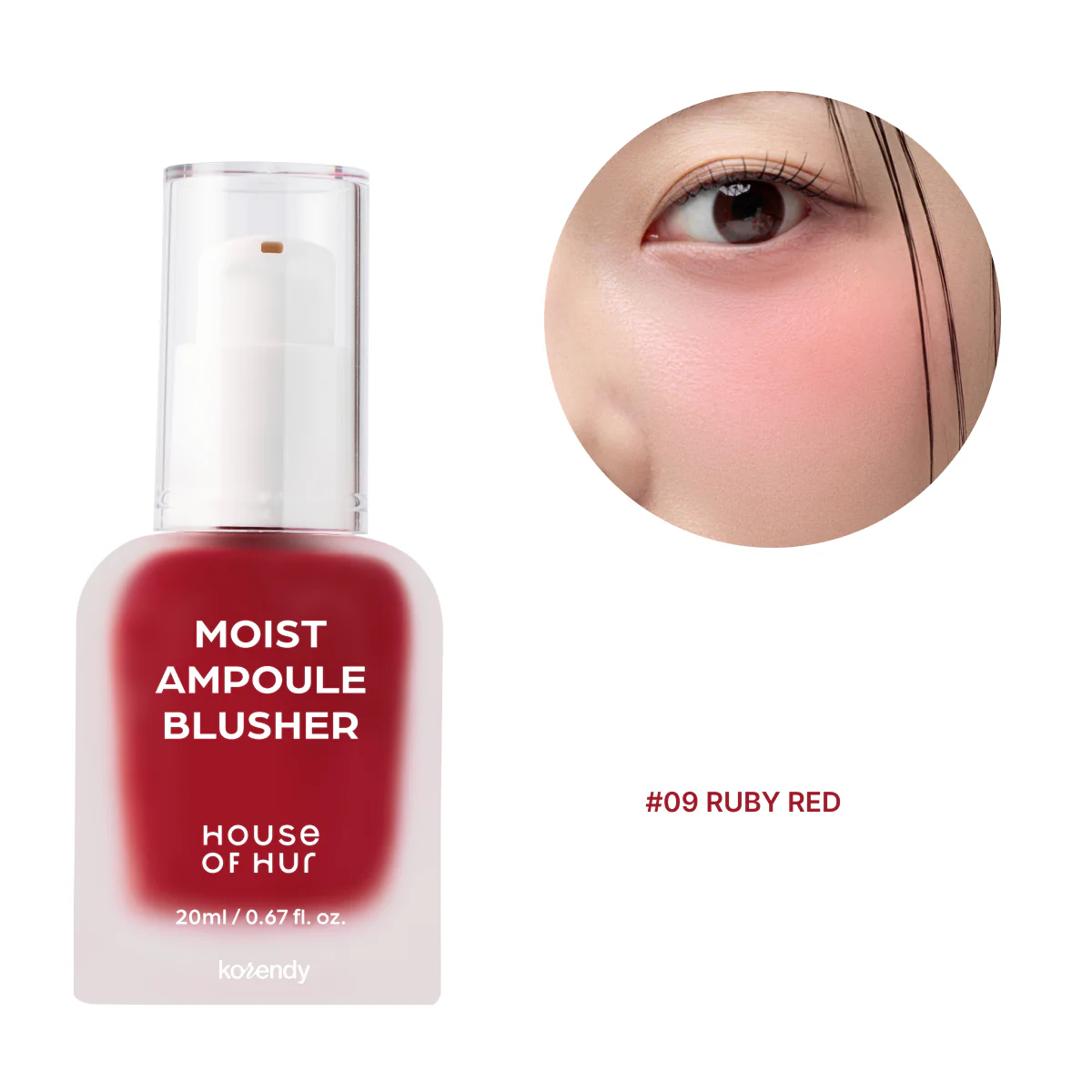House of Hur - Moist Ampoule Blusher (Kayısı Gül ve Erik Özlü Serum Allık) 20ml - Image 10