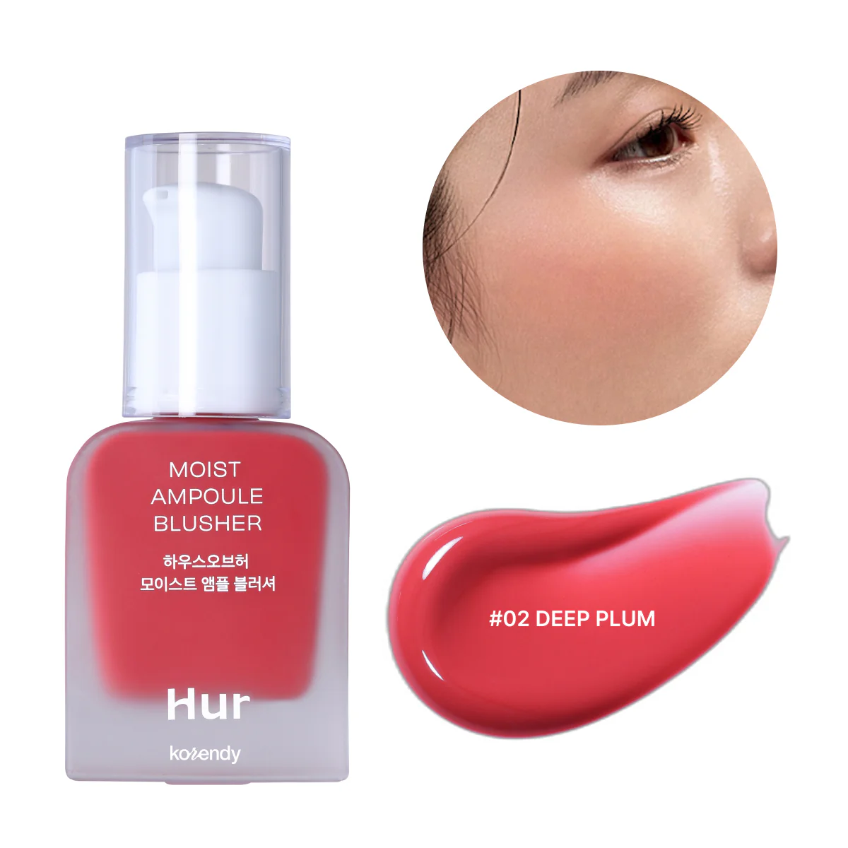 House of Hur - Moist Ampoule Blusher (Kayısı Gül ve Erik Özlü Serum Allık) 20ml - Image 2
