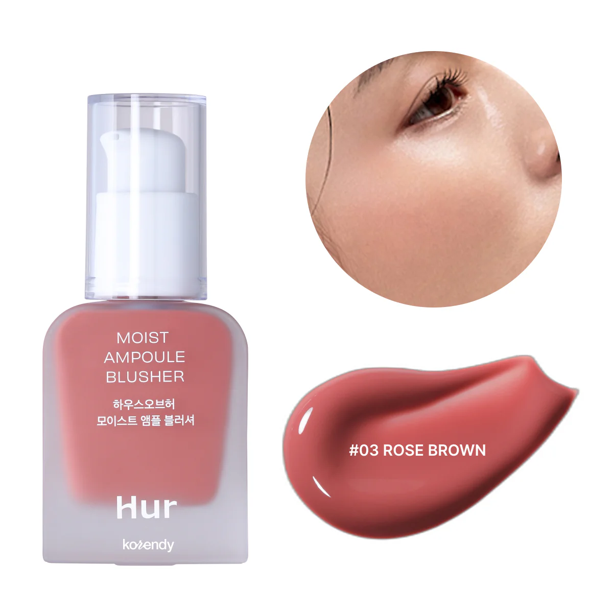 House of Hur - Moist Ampoule Blusher (Kayısı Gül ve Erik Özlü Serum Allık) 20ml - Image 3
