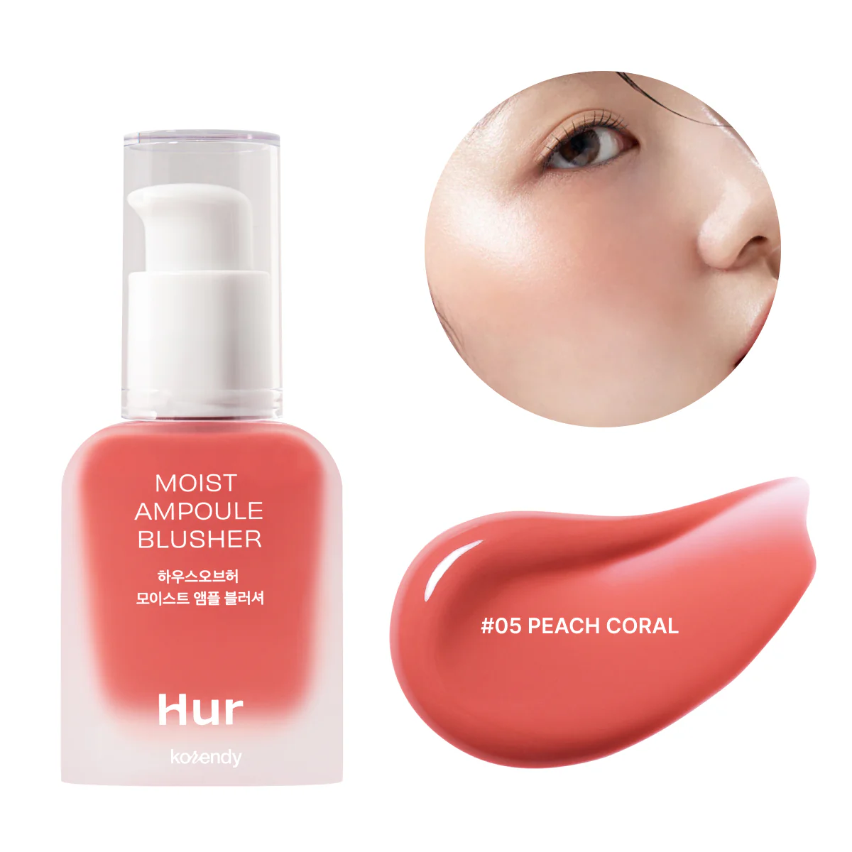 House of Hur - Moist Ampoule Blusher (Kayısı Gül ve Erik Özlü Serum Allık) 20ml - Image 6