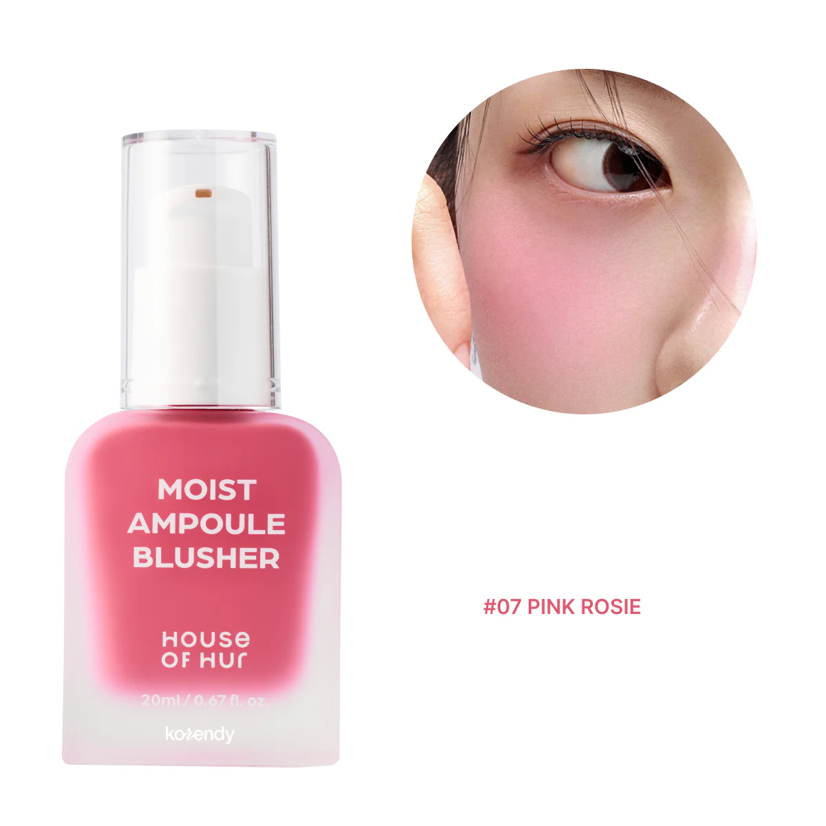 House of Hur - Moist Ampoule Blusher (Kayısı Gül ve Erik Özlü Serum Allık) 20ml - Image 8