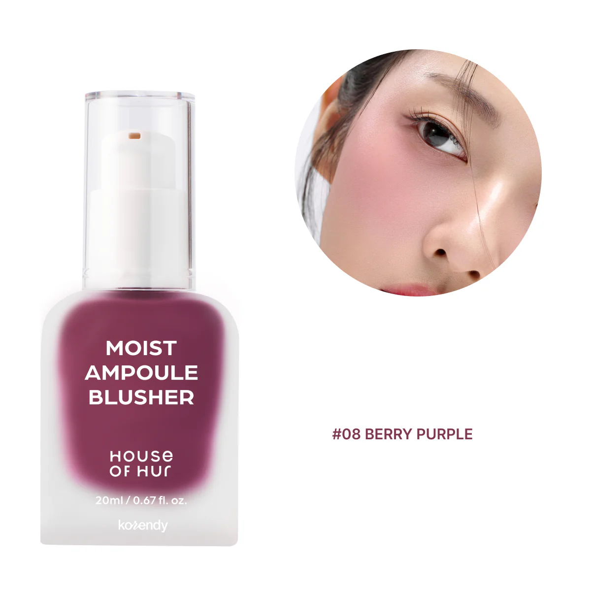 House of Hur - Moist Ampoule Blusher (Kayısı Gül ve Erik Özlü Serum Allık) 20ml - Image 9