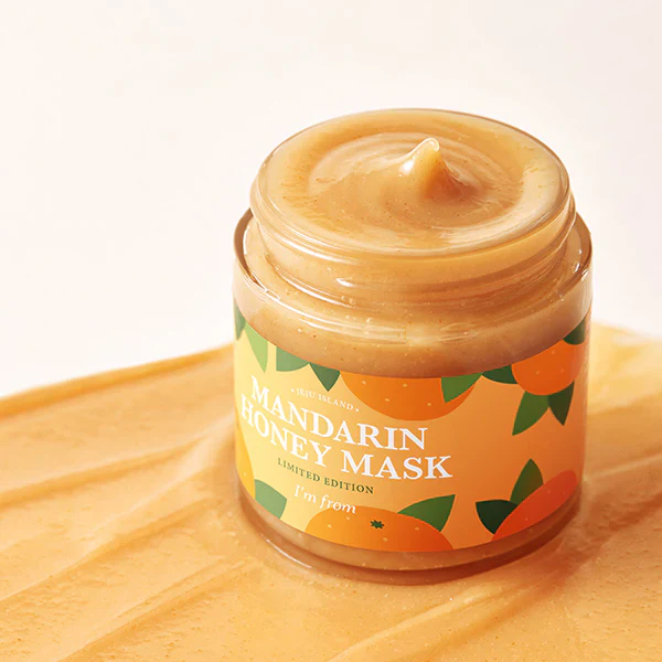 I'm From - Mandarin Honey Mask (Parlatıcı ve Nemlendirici Mandalina Çiçeği Balı Özlü Maske) 120gr - Image 4