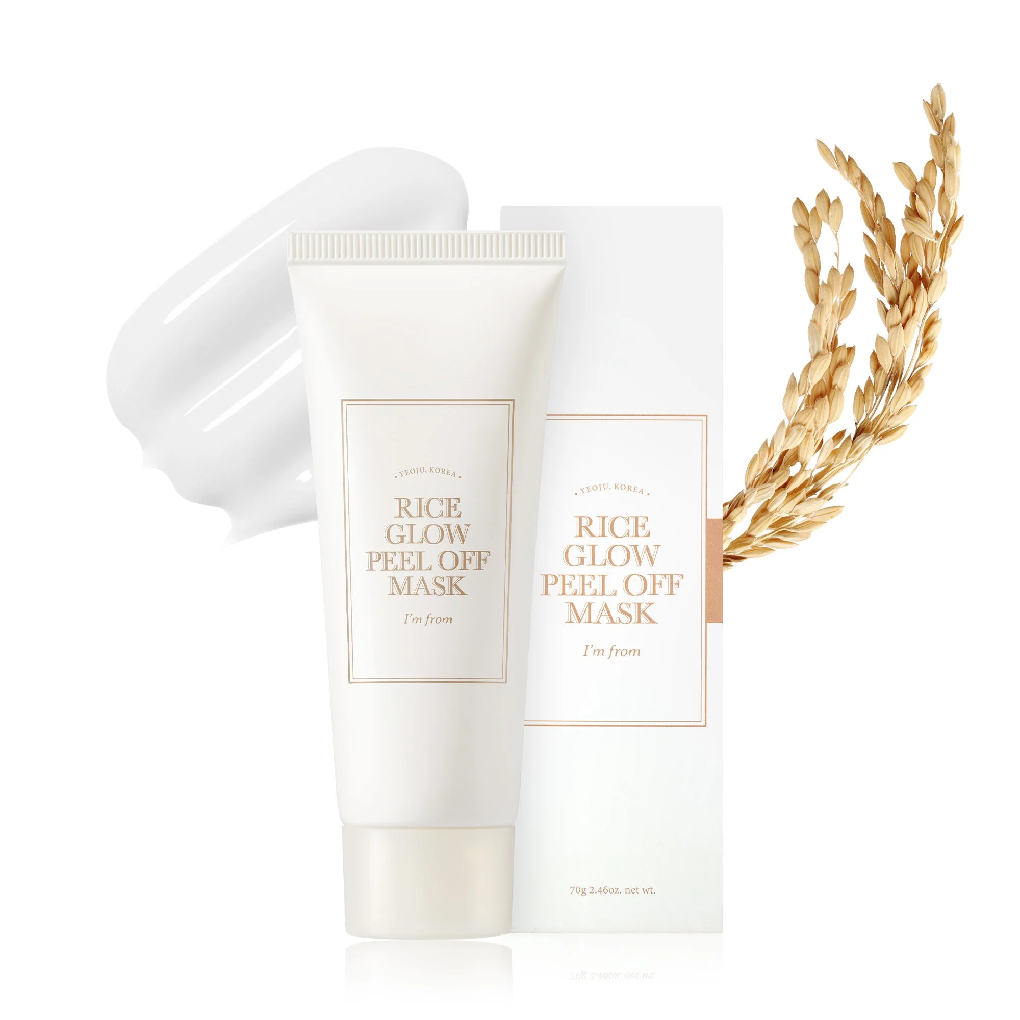 I'm From - Rice Glow Peel Off Mask (Parlatıcı Elastikiyet Artırıcı Pirinç Proteinli Soyulabilir Maske) 70g