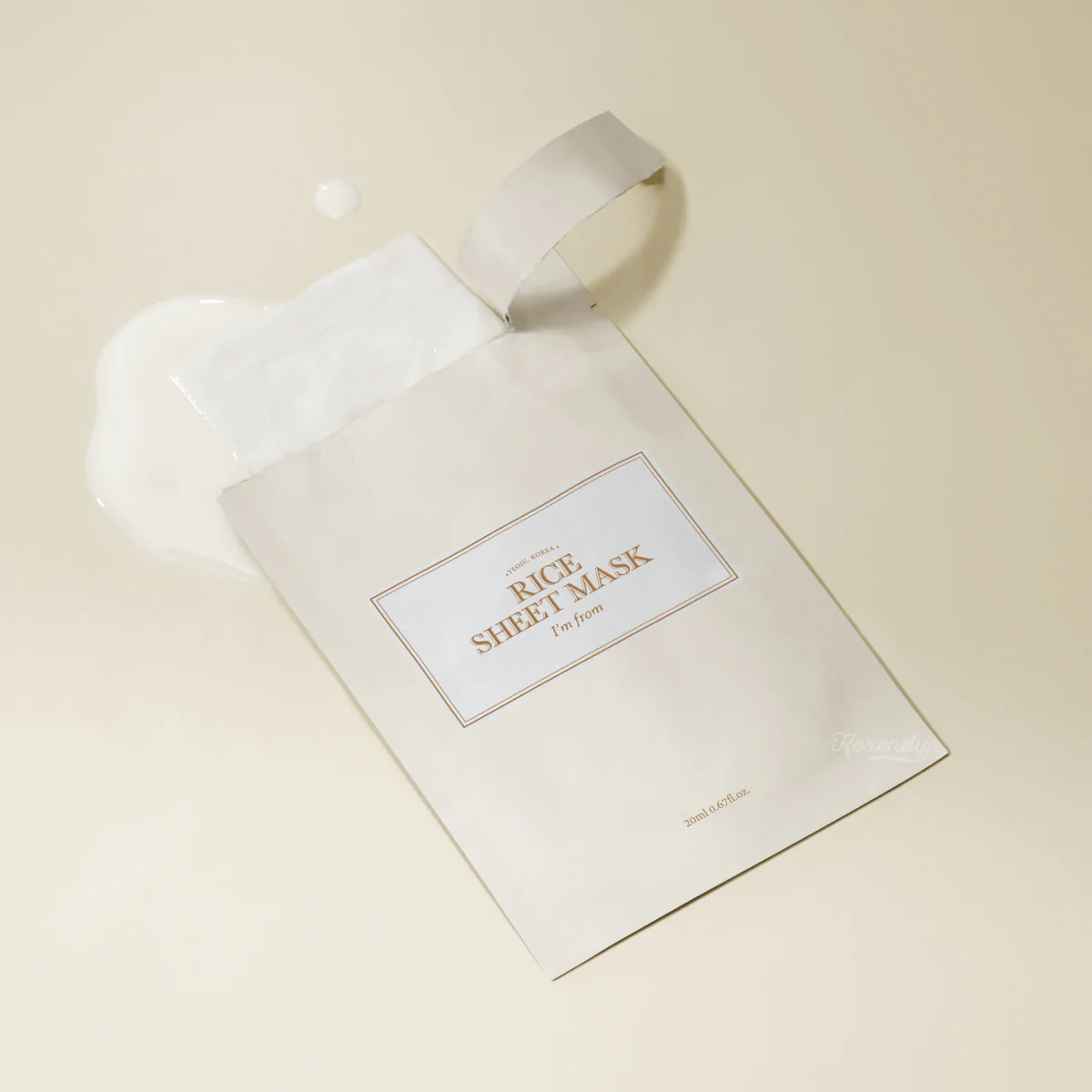 I'm From - Rice Sheet Mask (Leke Karşıtı ve Derinlemesine Besleyici Pirinç Özlü Maske) 22ml - Image 3