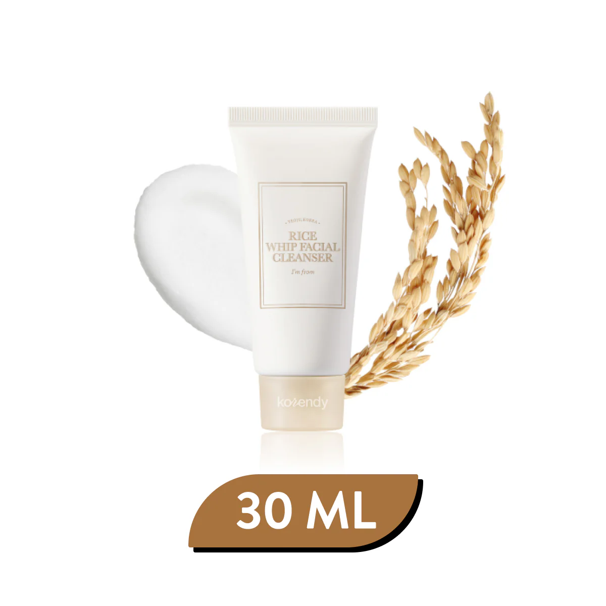 I'm From - Rice Whip Facial Cleanser (Ölü Deri Arındırıcı ve Parlatıcı Asitli ve Pirinç Özlü Temizleyici) - Image 4