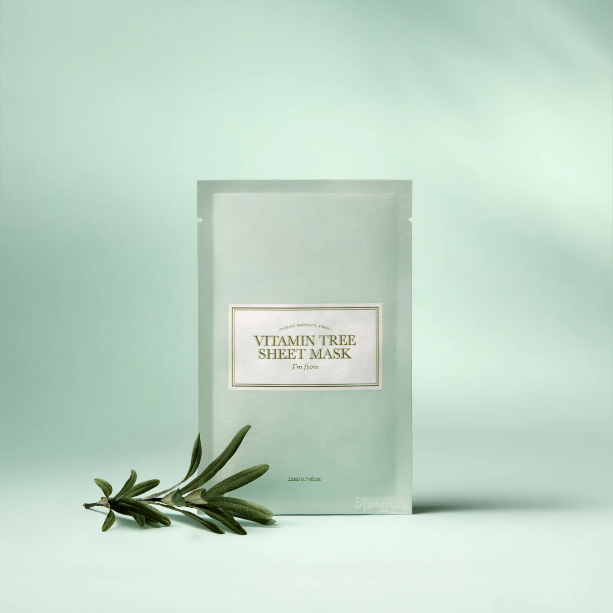 I'm From - Vitamin Tree Sheet Mask (Leke ve Geniş Gözenek Karşıtı Donuk Görünüm Önleyici Kağıt Maske) 22ml - Image 3