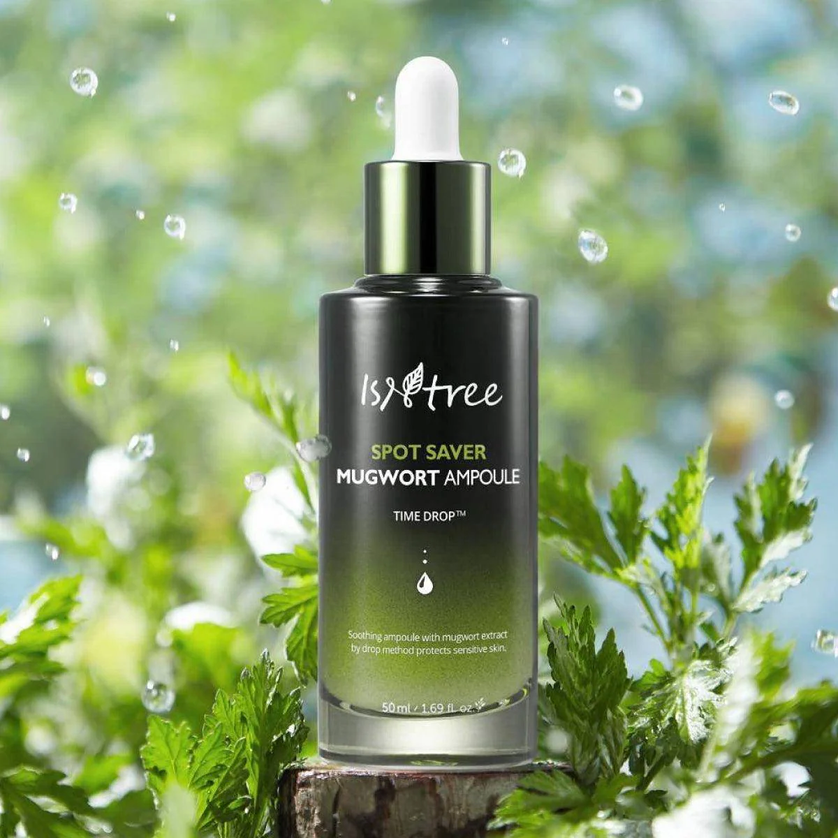Isntree - Spot Saver Mugwort Ampoule - Yatıştırıcı Pelin Otu Ampulü 50ml - Image 5
