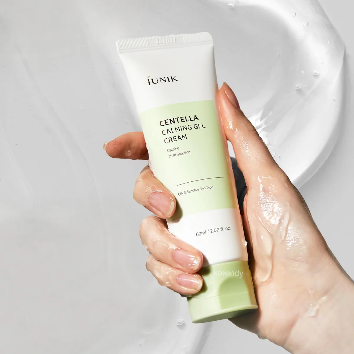 IUNIK - Centella Calming Gel Cream (Dengeleyici ve Dinginleştirici %72 Centella ve Çay Ağacı İçeren Jel Krem) 60ml (%15-%30 Lansman İndirimi) - Image 2