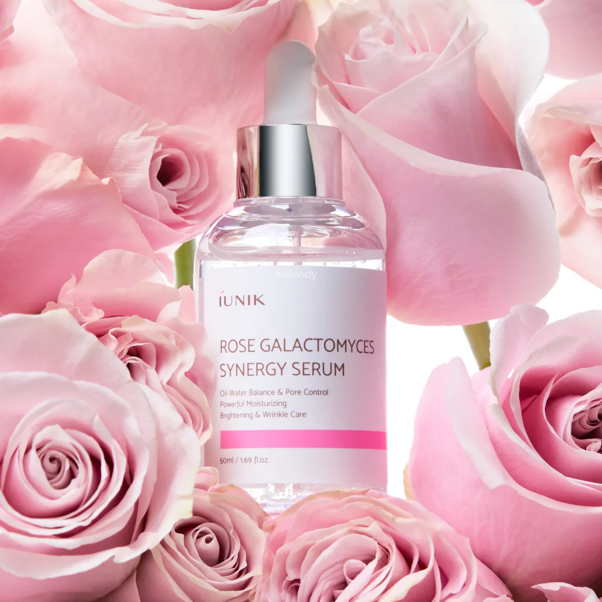 IUNIK - Rose Galactomyces Synergy Serum (Parlaklık Verici ve Dengeleyici %50 Galactomyces ve Gül Suyu İçeren Serum) 50ml (%15-%30 Lansman İndirimi) - Image 3