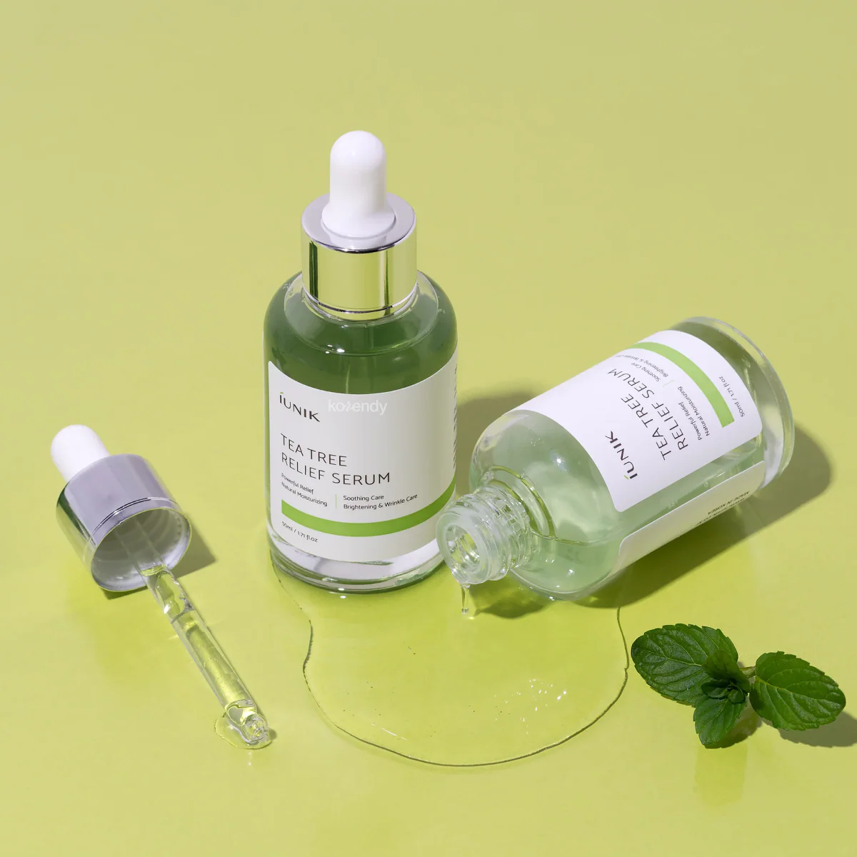 IUNIK - Tea Tree Relief Serum (Cilde Dinginlik Veren %67 Çay Ağacı ve %19,5 Centella Özlü Serum) 50ml (%15-%30 Lansman İndirimi) - Image 2
