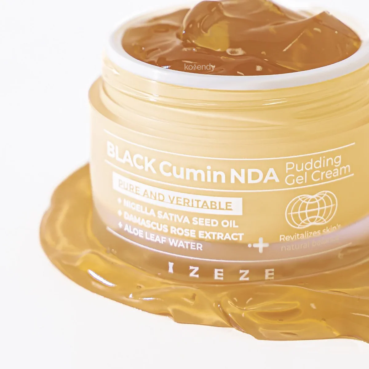IZEZE - Black Cumin NDA Pudding Gel Cream (Serinletici ve Dengeleyici Çörek Otu Özlü Jel Krem) 50ml - Image 4
