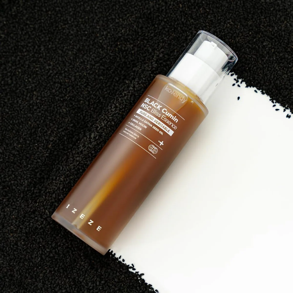 IZEZE - Black Cumin NSC Bliss Essence (Yaşlanma Önleyici ve Besleyici Çörek Otu Yağı ve Salyangoz Müsinli Esans) 100ml - Image 3