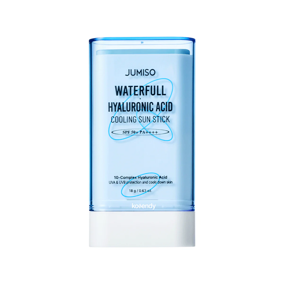 Jumiso - Waterfull Hyaluronic Acid Cooling Sun Stick (Soğutucu ve Nemlendirici 10 Tip Hyaluronik Asit & Skualenli Güneş Kremi Stick) 18g