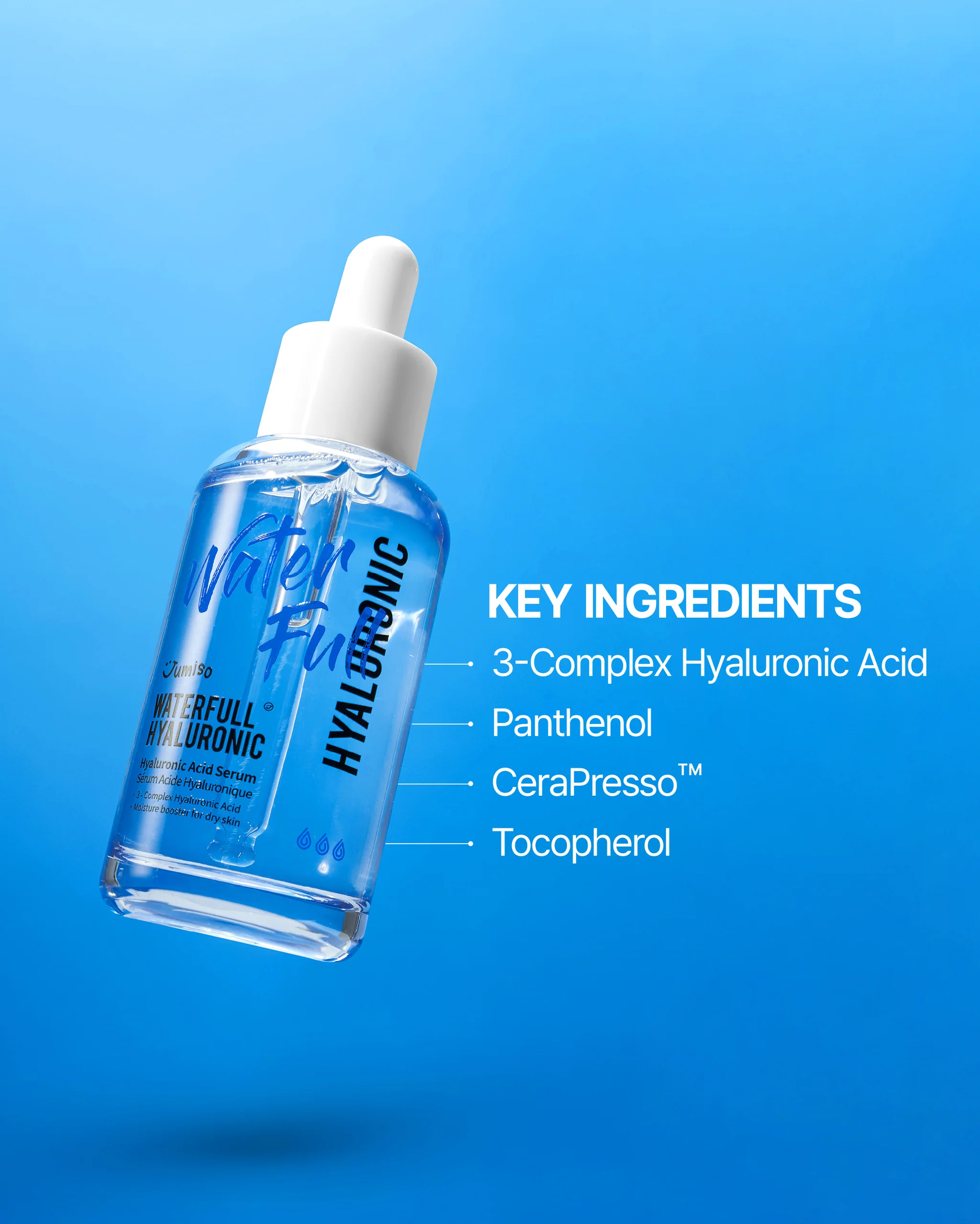Jumiso - Waterfull Hyaluronic Serum (Kırışıklık Karşıtı Hyaluronik Asit Serumu 50ml) - Image 6