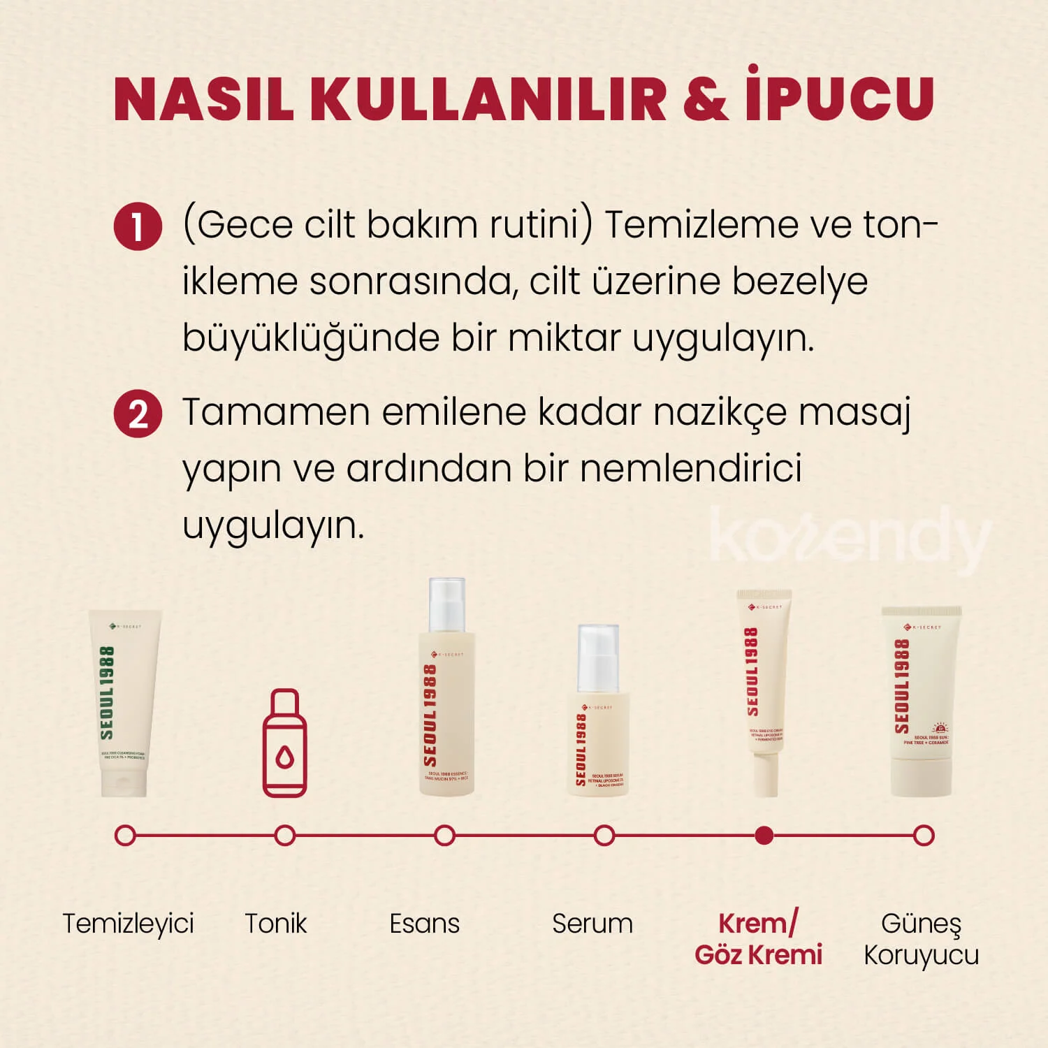 K-Secret - SEOUL 1988 Eye Cream Retinal Liposome 4% + Fermented Bean (İnce Çizgi Önleyici ve Elastikiyet Koruyucu 3 Peptitli ve Retinalli Göz Kremi) 30ml - Image 10