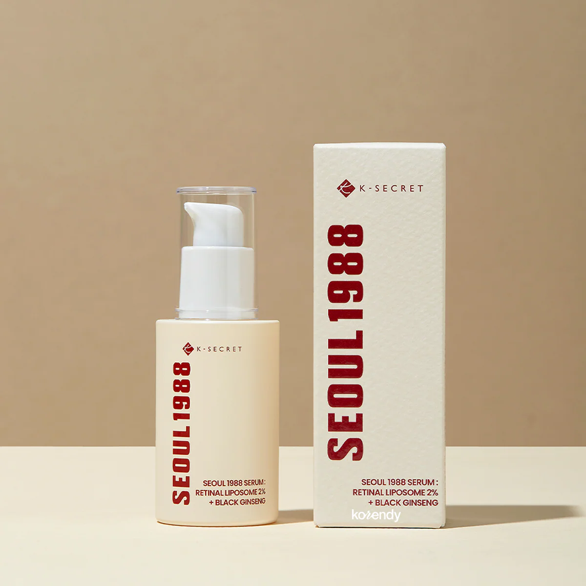 K-Secret - SEOUL 1988 Serum Retinal Liposome 2% + Black Ginseng (İnce Çizgi & Leke Karşıtı Pürüz Önleyici %2 Retinal Lipozom + Siyah Ginsengli Serum) 30ml