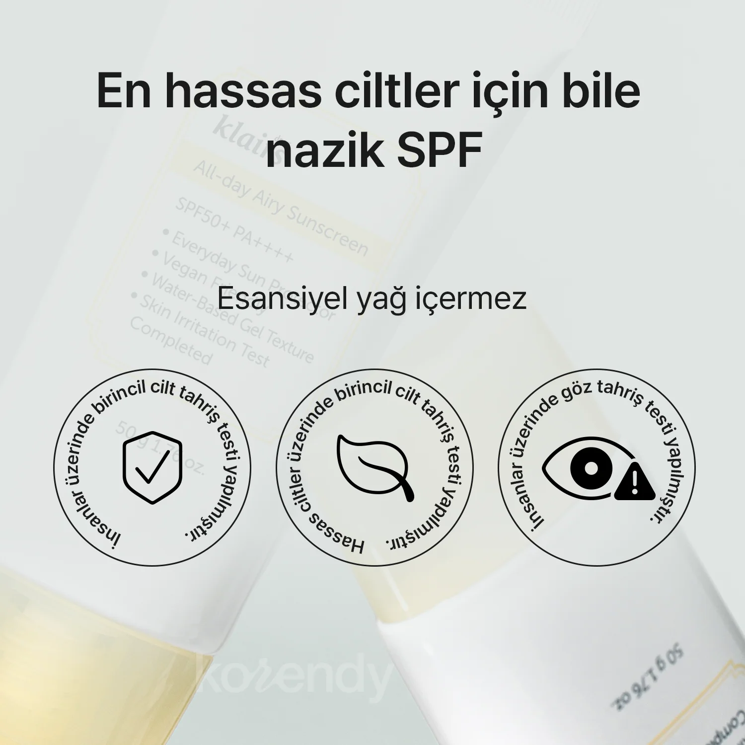 Klairs - All Day Airy Sunscreen SPF 50+ PA++++ (Hafif Dokulu Su Bazlı Güneş Koruyucu Krem) 50gr - Image 5