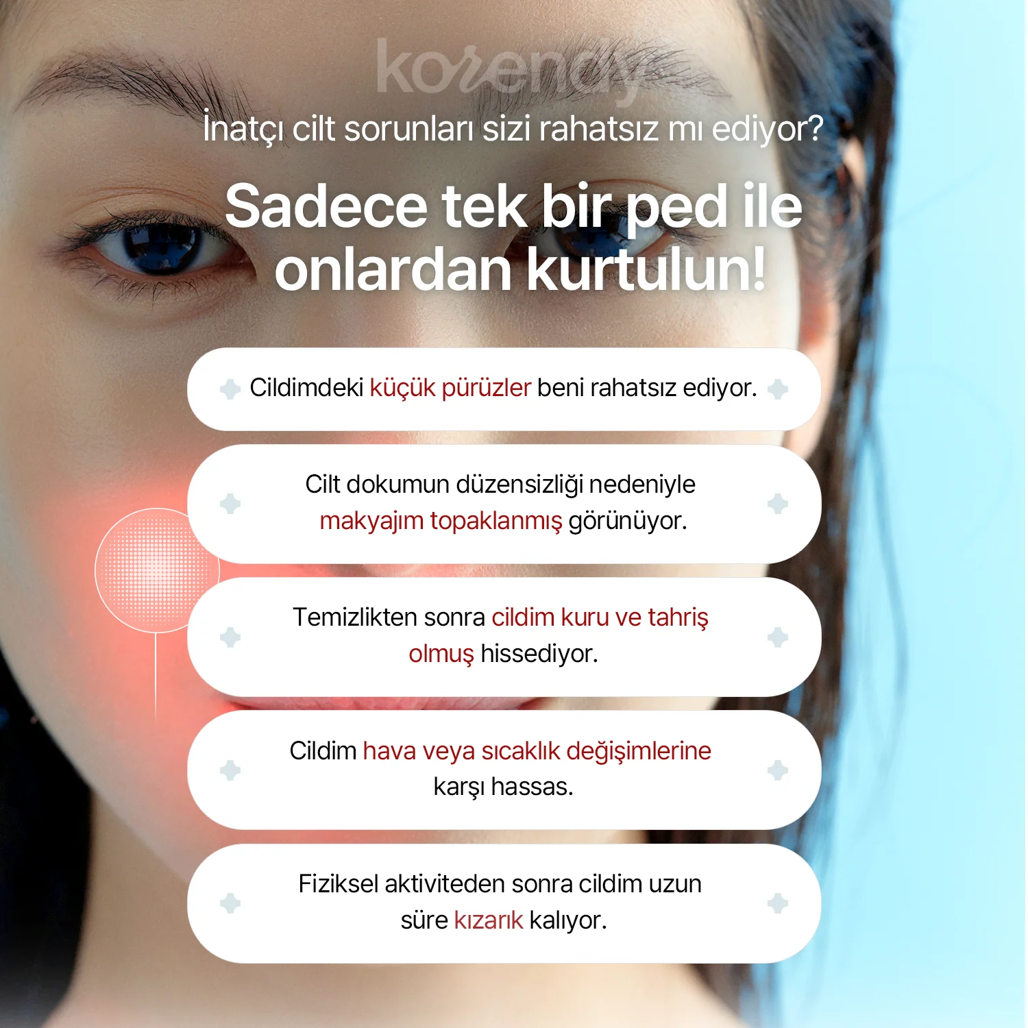Klairs  - EGF Blue Calming Toner Pad (Stres Önleyici ve Serinletici EGF & Cica Eksozom İçeren Çift Etkili Tonik Pad) 150ml - Image 3