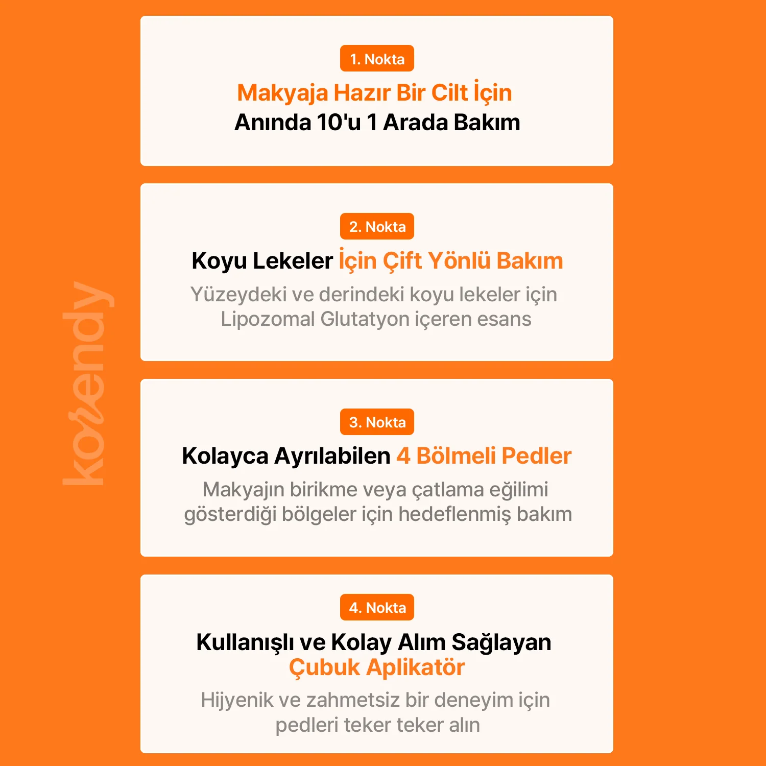 Klairs - Freshly Juiced Vitamin Skin Prep Pads (Koyu Leke Önleyici ve Pürüzsüzlük Koruyucu 10 Çeşit Vitaminli Tonik Ped) - Image 4
