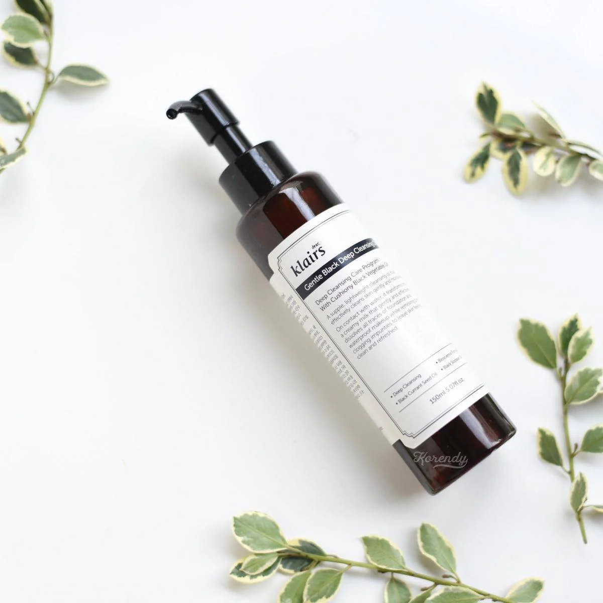 Klairs - Gentle Black Deep Cleansing Oil (Derin Makyaj Temizleme Yağı) 150ml - Image 5